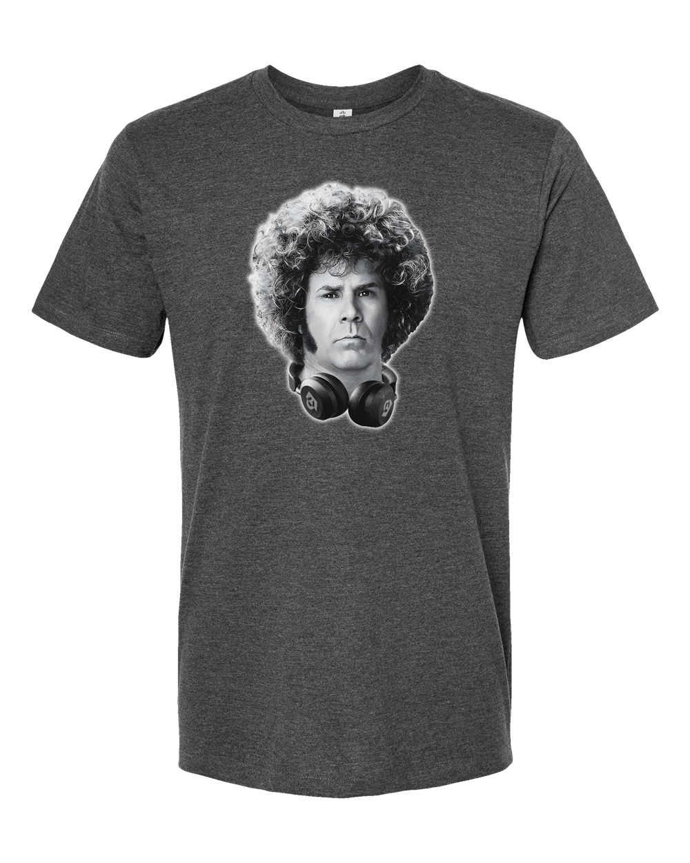 Will Ferrell DJ Waterbase T-Shirt - Black Heather